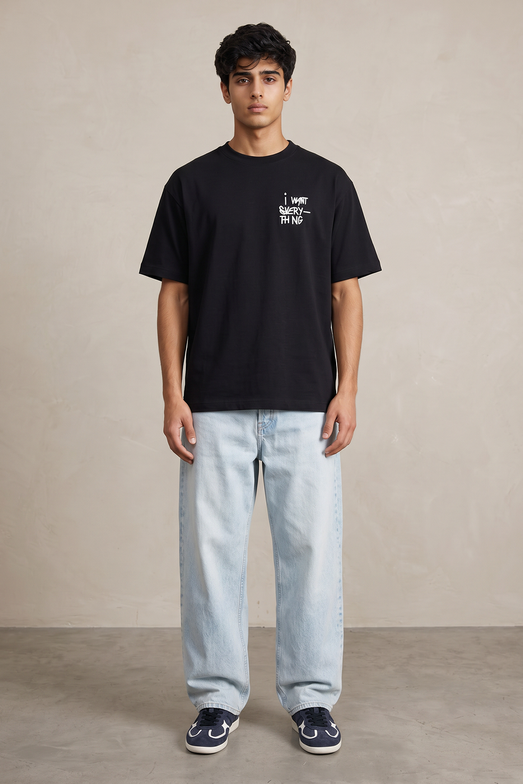 Oversized Graphic T-Shirt - D003