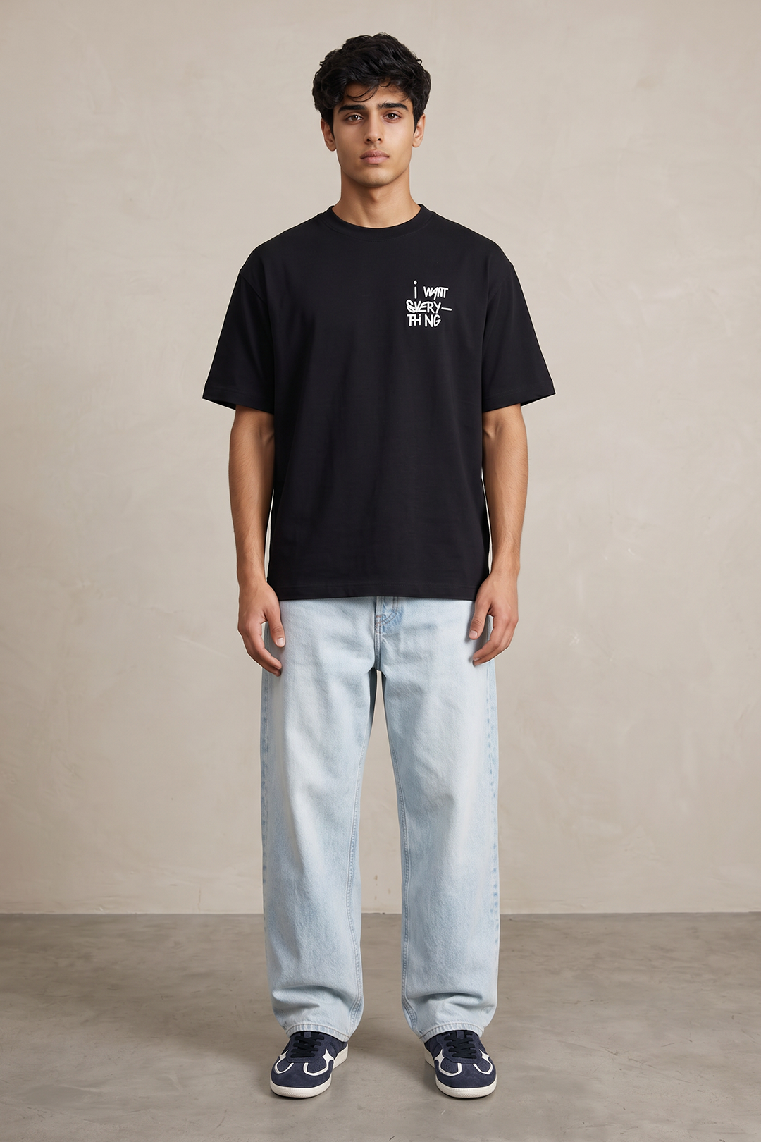 Oversized Graphic T-Shirt - D003