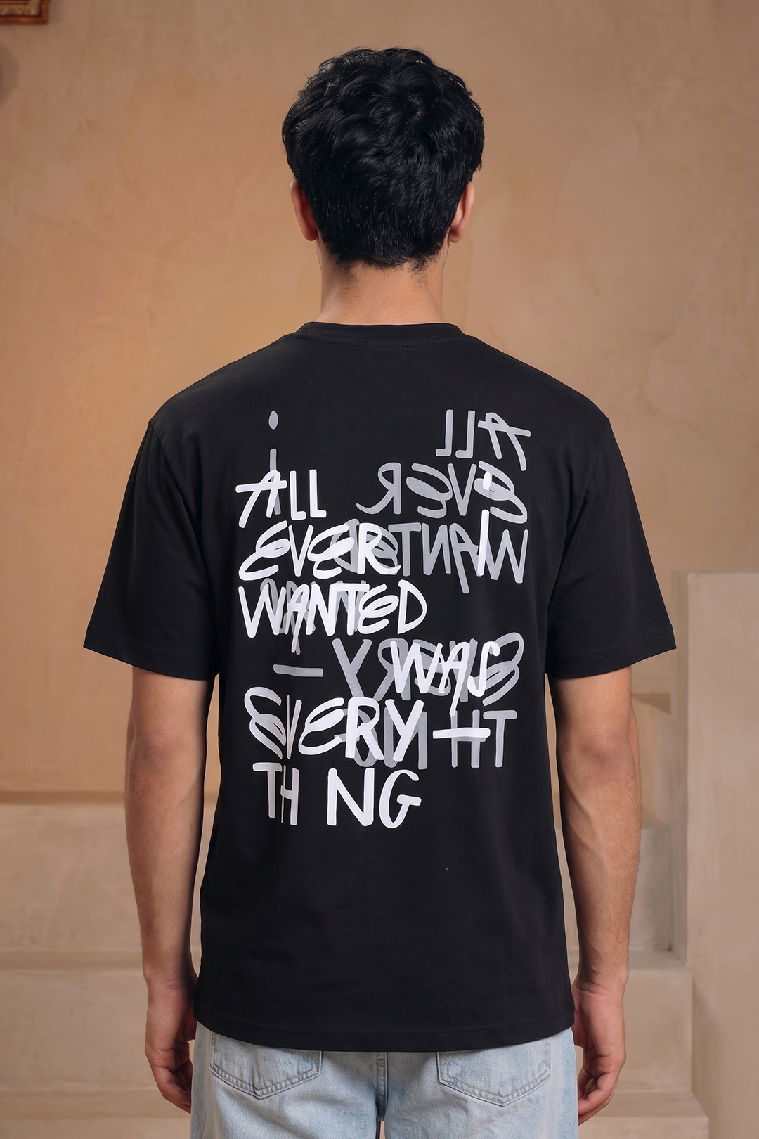Oversized Graphic T-Shirt - D003
