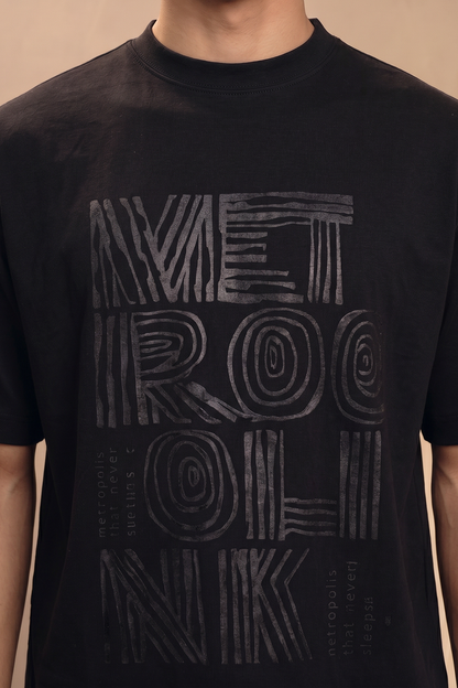 Oversized Graphic T-Shirt - D004