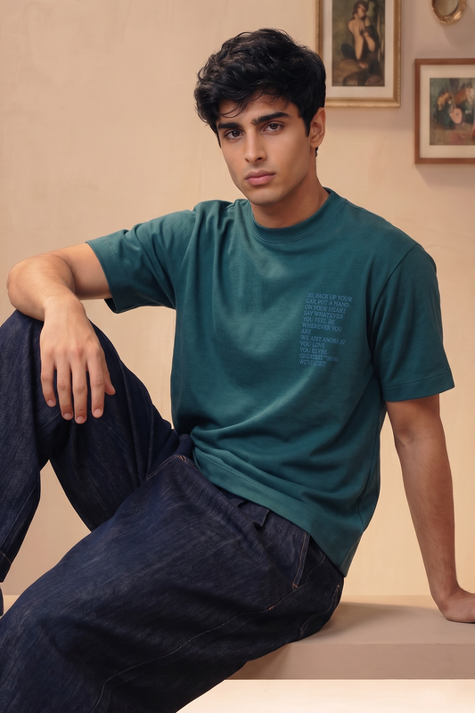 Oversized Graphic T-Shirt - D005