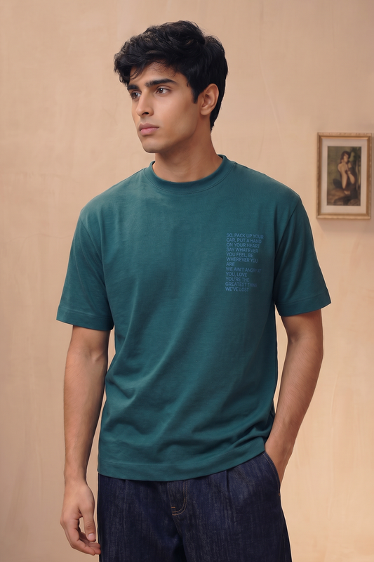 Oversized Graphic T-Shirt - D005