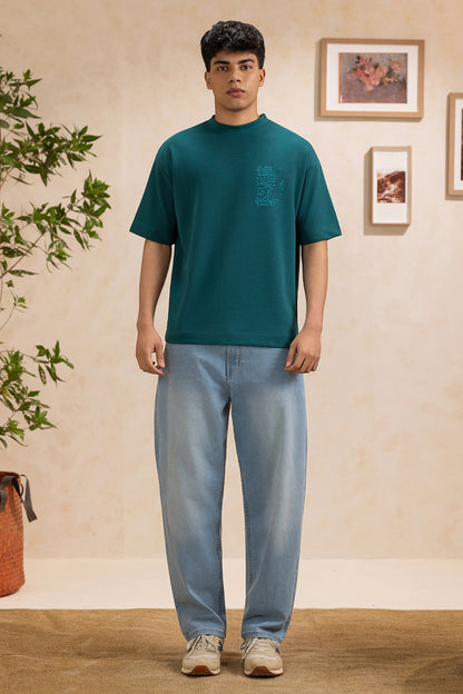 Oversized Graphic T-Shirt - D006