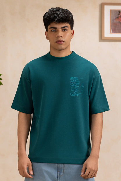 Oversized Graphic T-Shirt - D006