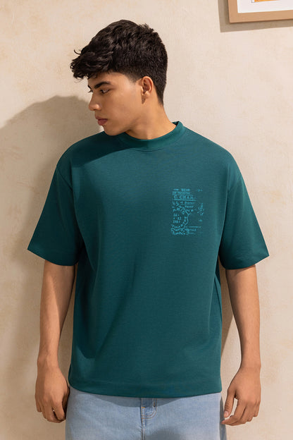 Oversized Graphic T-Shirt - D006