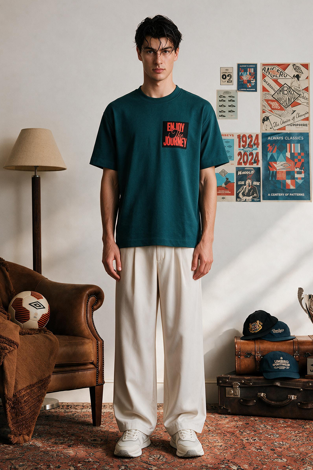 Oversized Graphic T-Shirt - D007