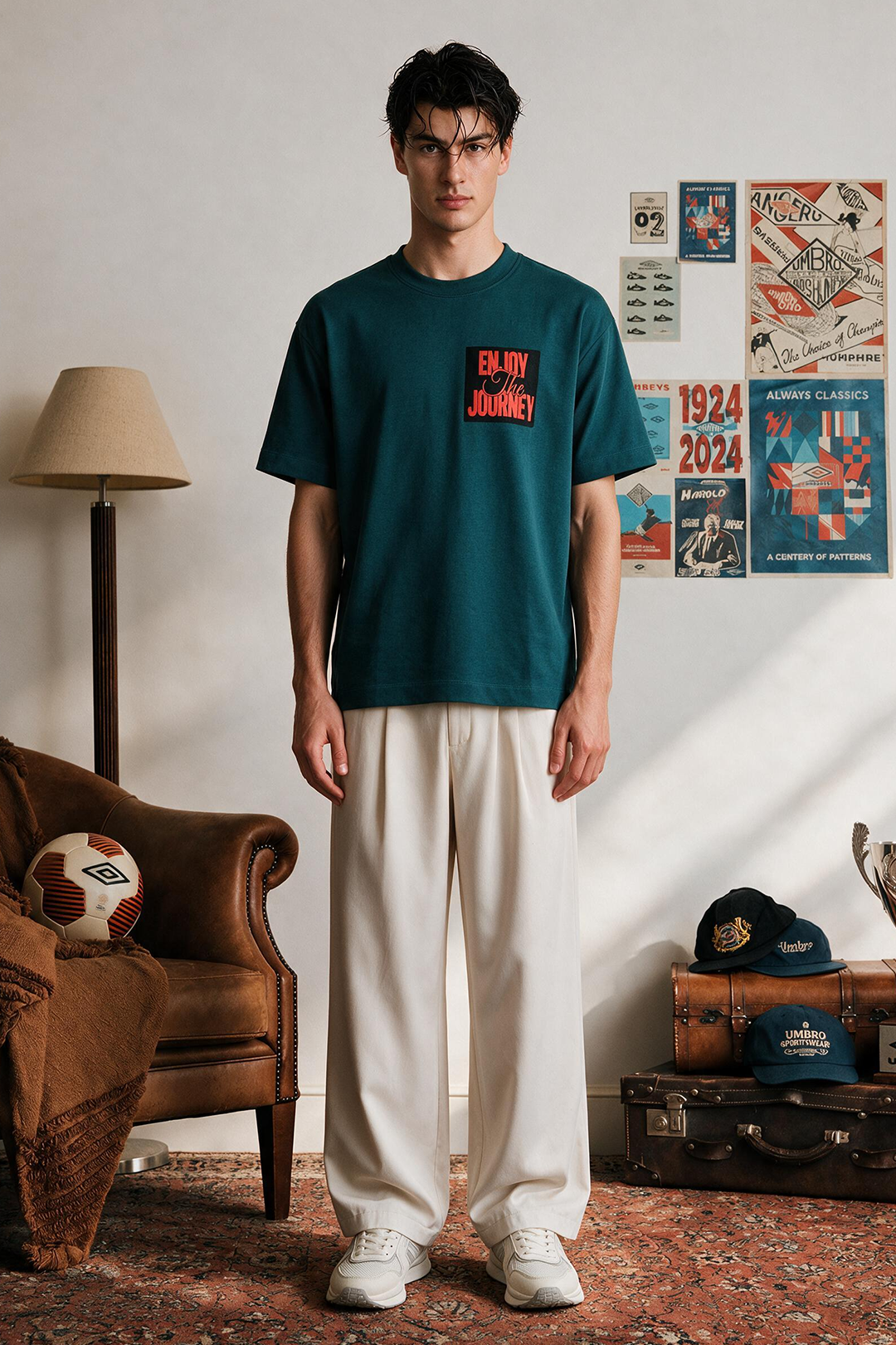 Oversized Graphic T-Shirt - D007