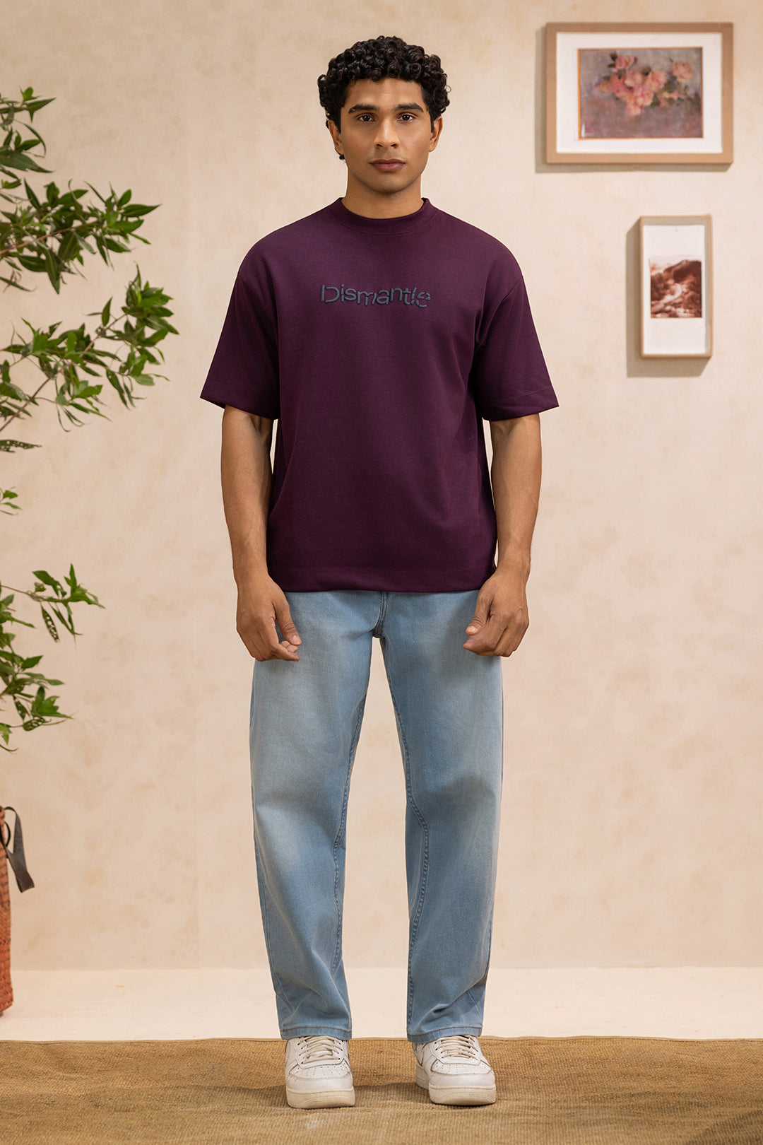 Oversized Graphic T-Shirt - D011