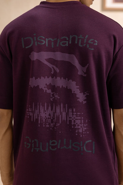 Oversized Graphic T-Shirt - D011