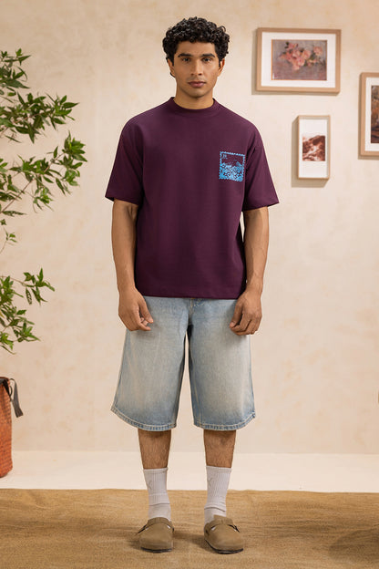 Oversized Graphic T-Shirt - D013