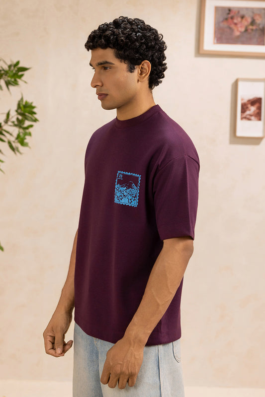 Oversized Graphic T-Shirt - D013