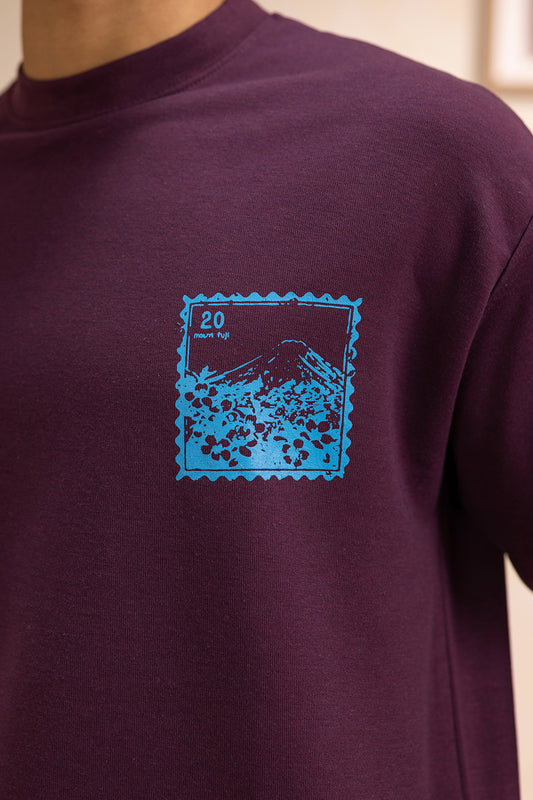 Oversized Graphic T-Shirt - D013