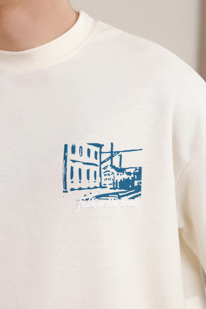 Oversized Graphic T-Shirt - D015