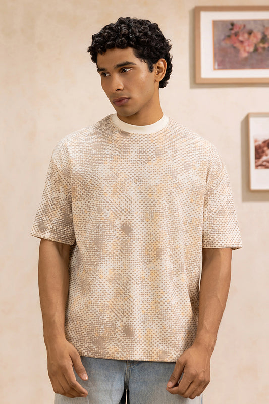 Oversized Graphic T-Shirt - D016
