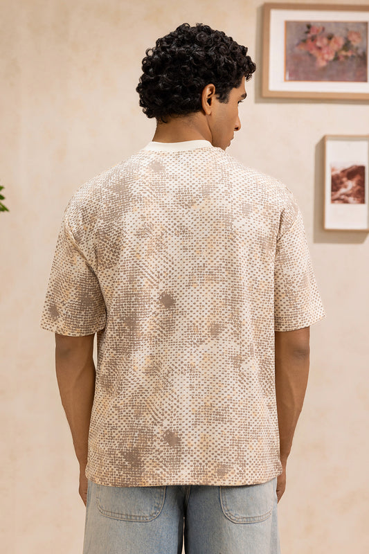 Oversized Graphic T-Shirt - D016