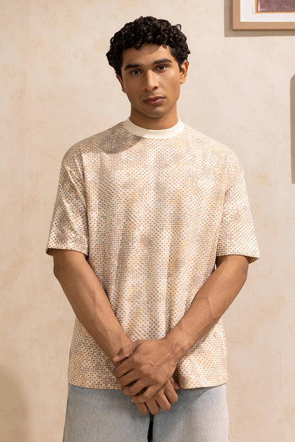 Oversized Graphic T-Shirt - D016