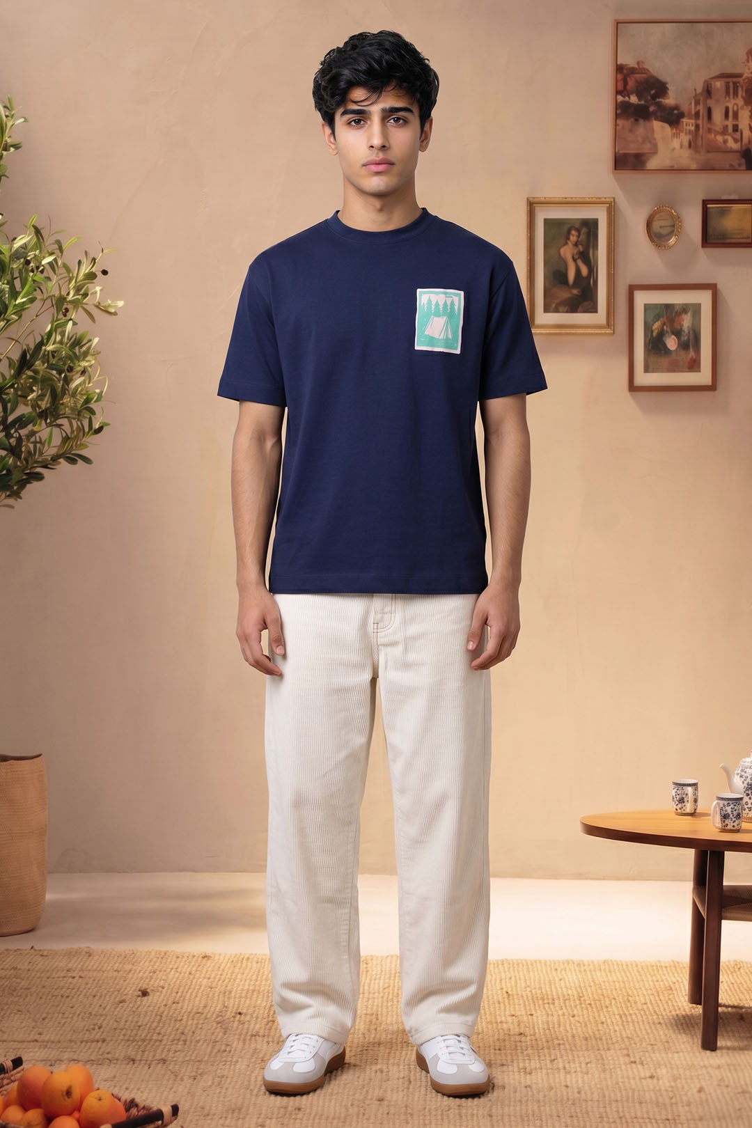Oversized Graphic T-Shirt - D020