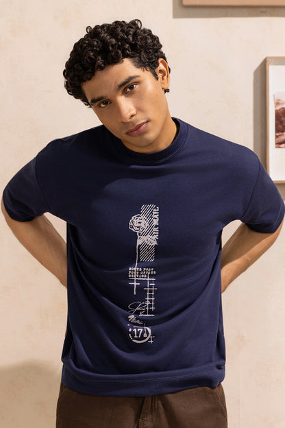 Oversized Graphic T-Shirt - D021