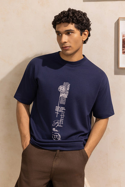 Oversized Graphic T-Shirt - D021