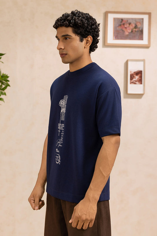 Oversized Graphic T-Shirt - D021