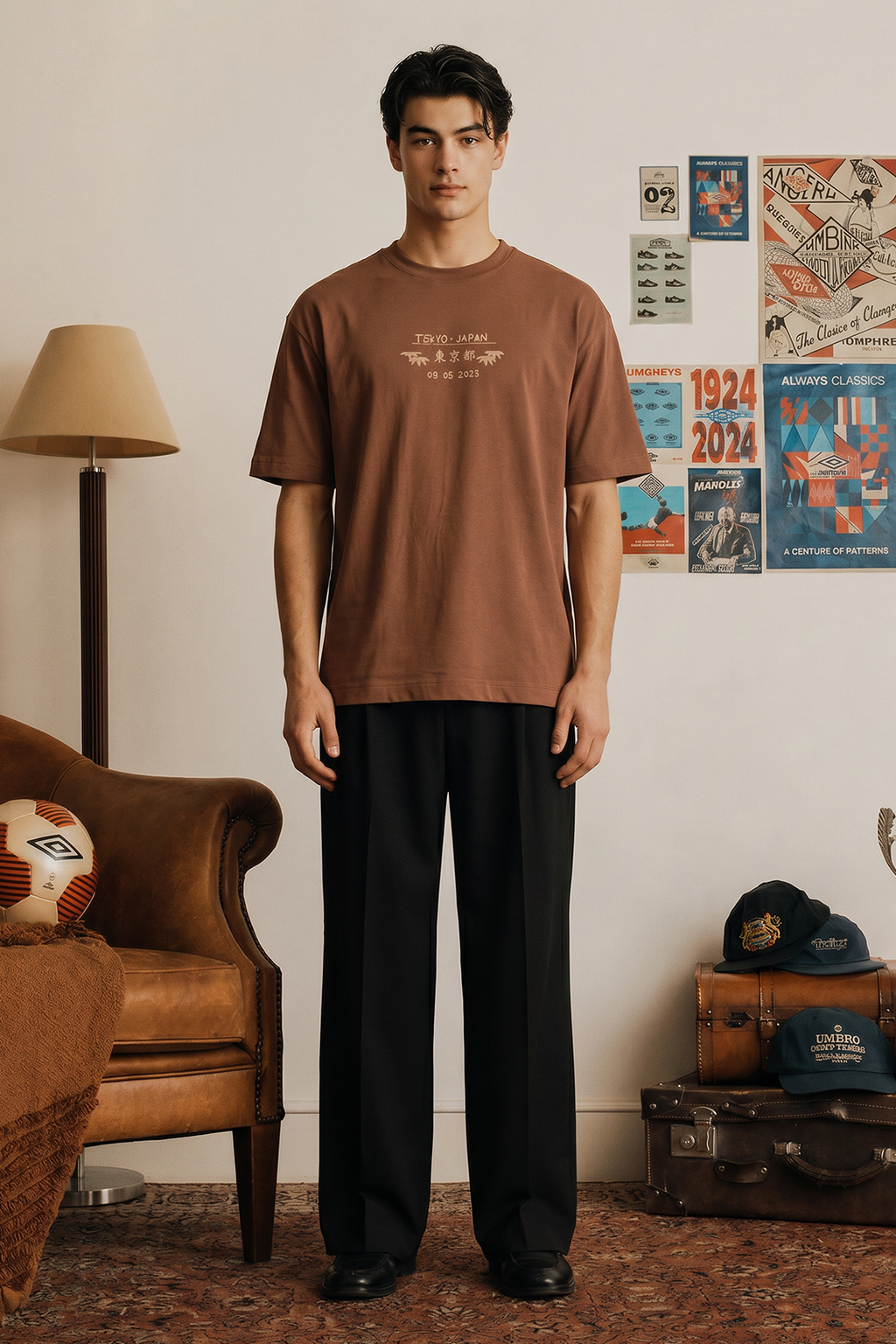 Oversized Graphic T-Shirt - D041