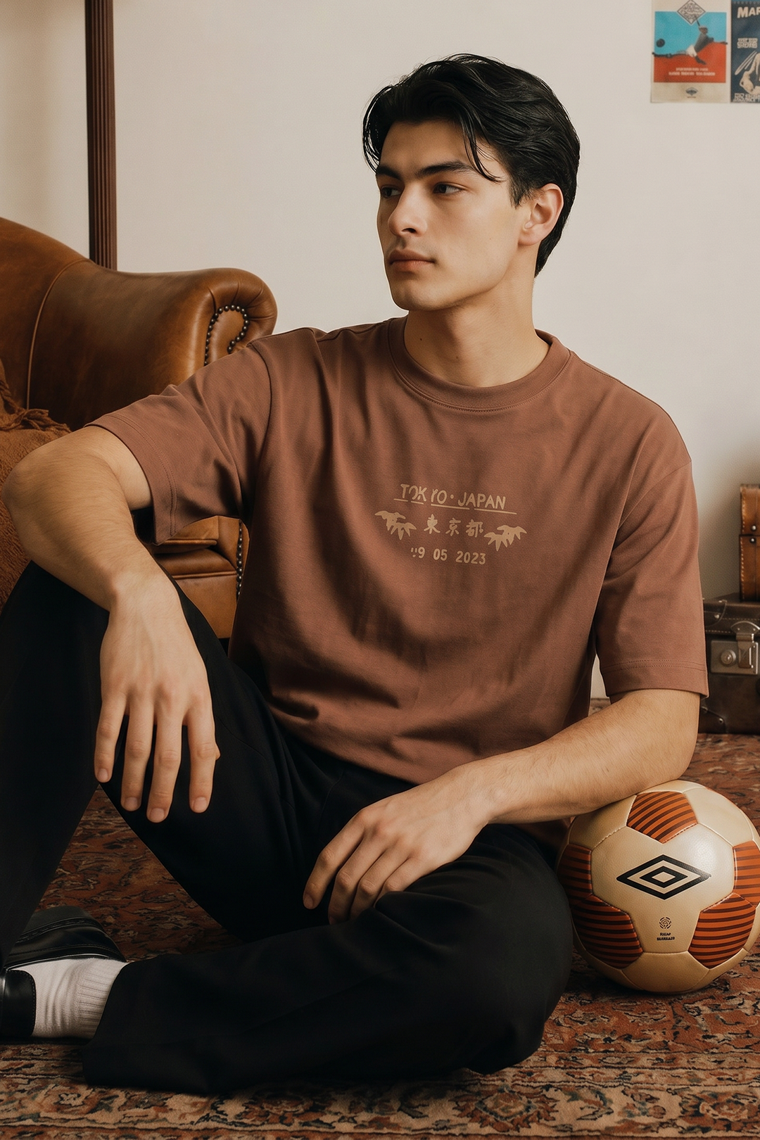 Oversized Graphic T-Shirt - D041