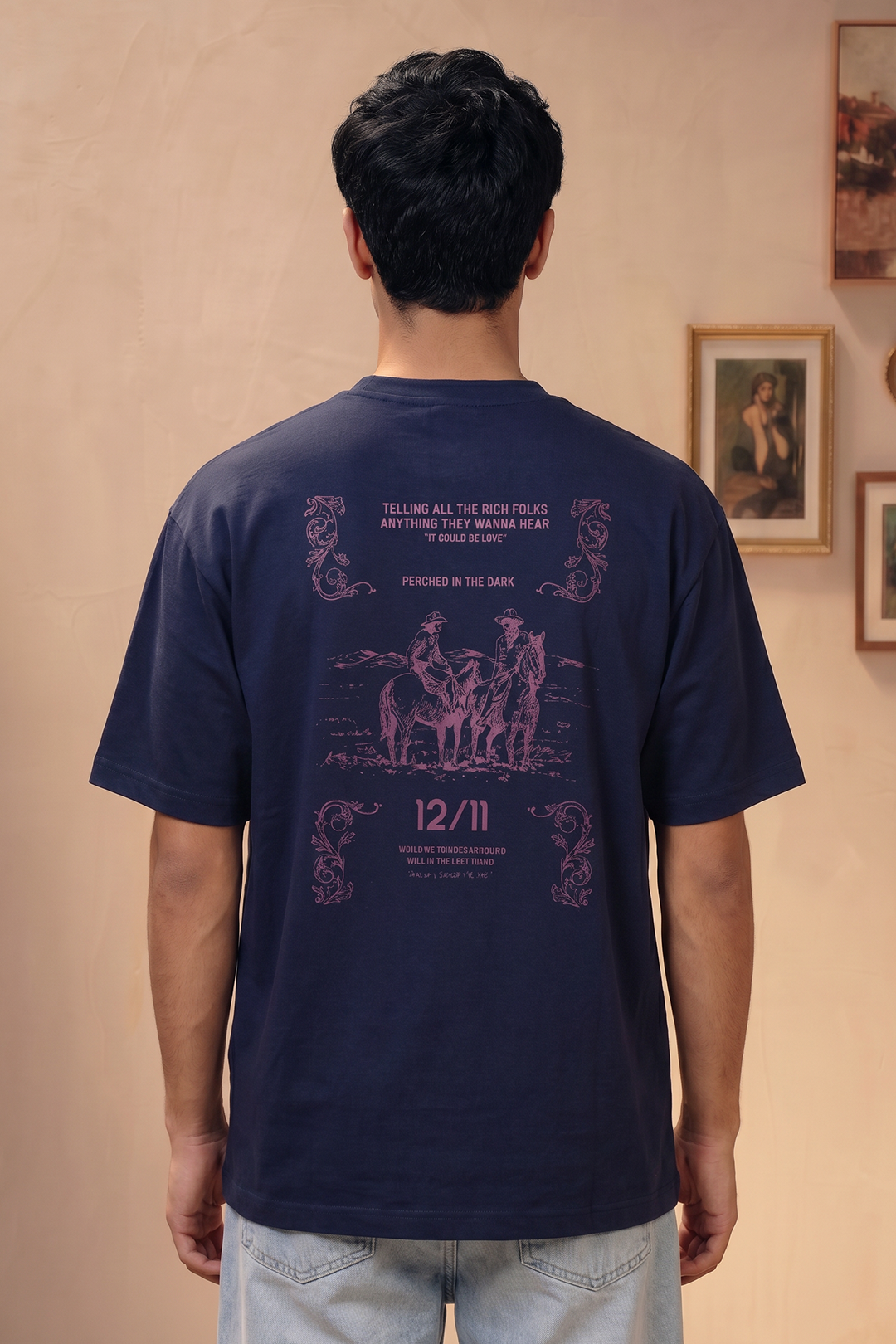 Oversized Graphic T-Shirt - D022