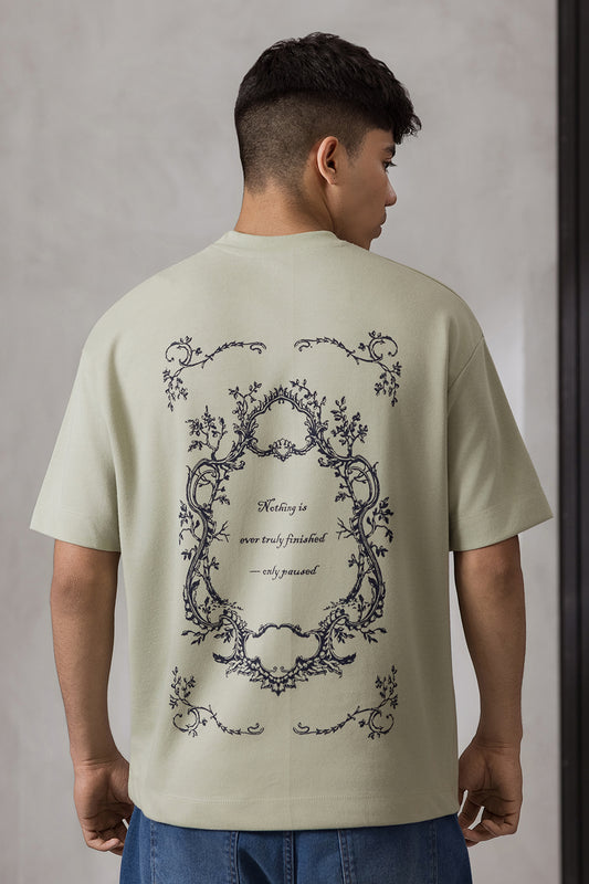 Oversized Graphic T-Shirt - D025