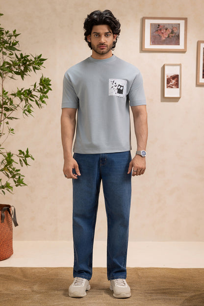 Oversized Graphic T-Shirt - D028