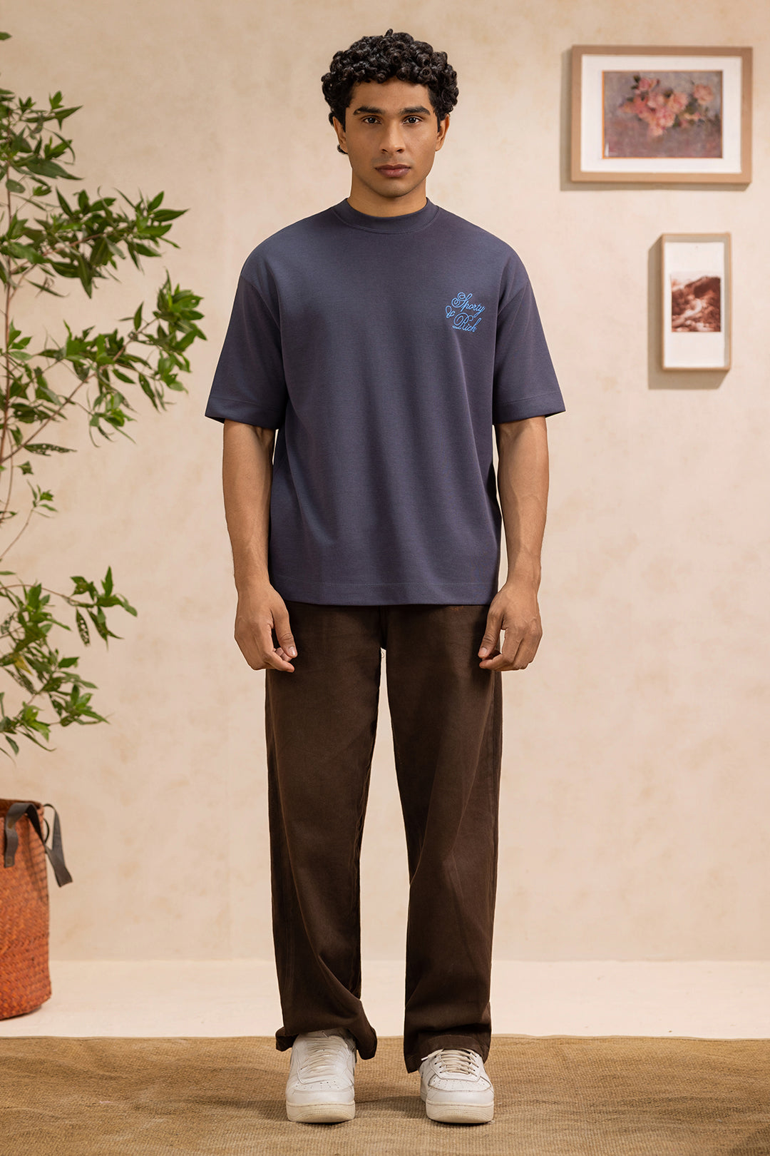 Oversized Graphic T-Shirt - D029