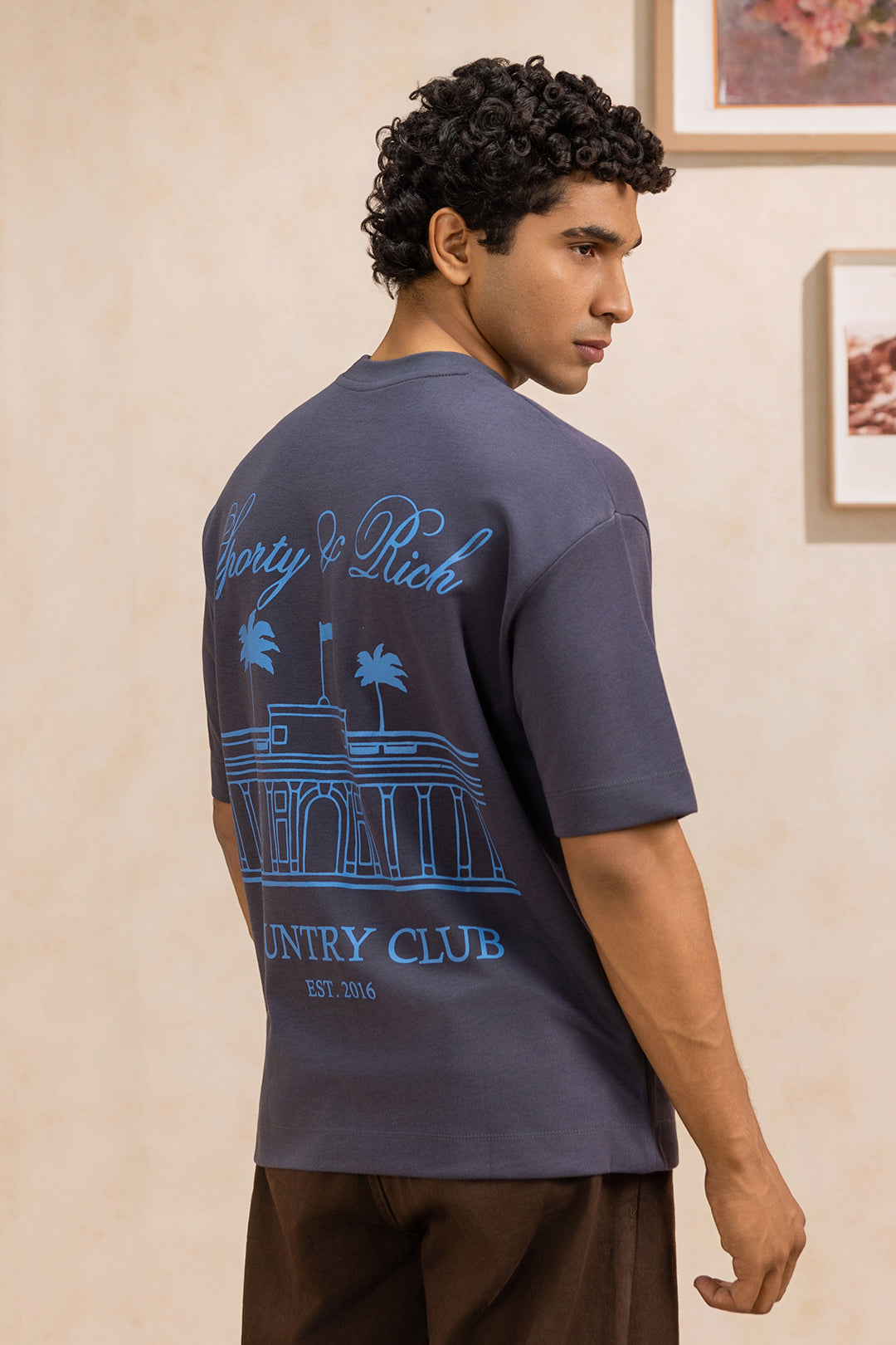 Oversized Graphic T-Shirt - D029