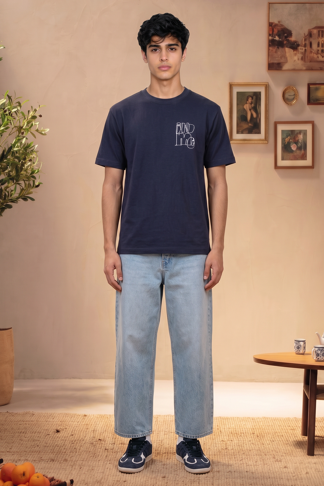 Oversized Graphic T-Shirt - D031