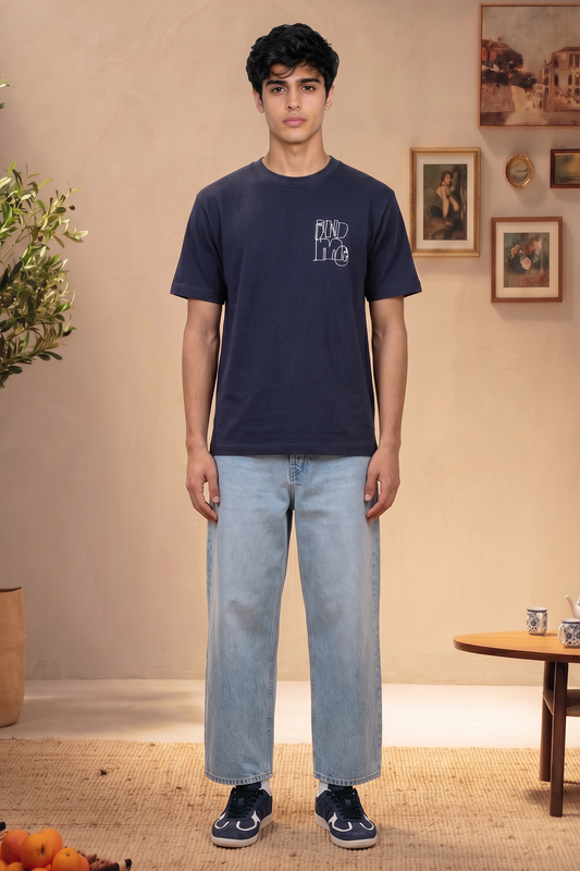 Oversized Graphic T-Shirt - D031