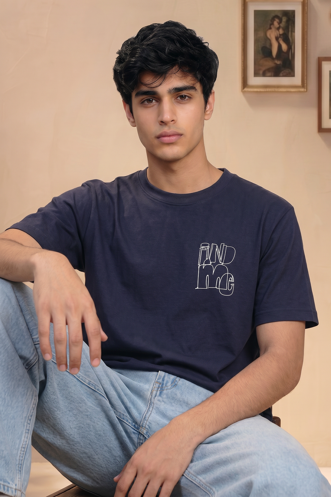 Oversized Graphic T-Shirt - D031