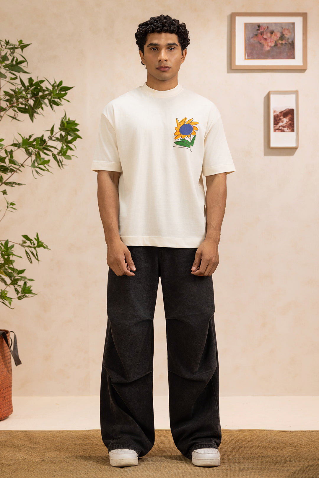 Oversized Graphic T-Shirt - D032