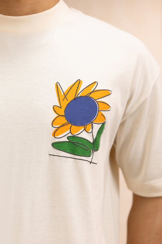 Oversized Graphic T-Shirt - D032