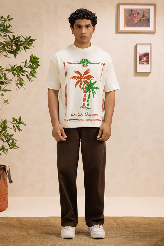 Oversized Graphic T-Shirt - D033