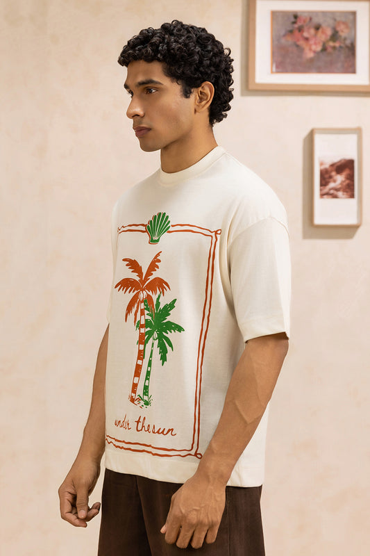 Oversized Graphic T-Shirt - D033