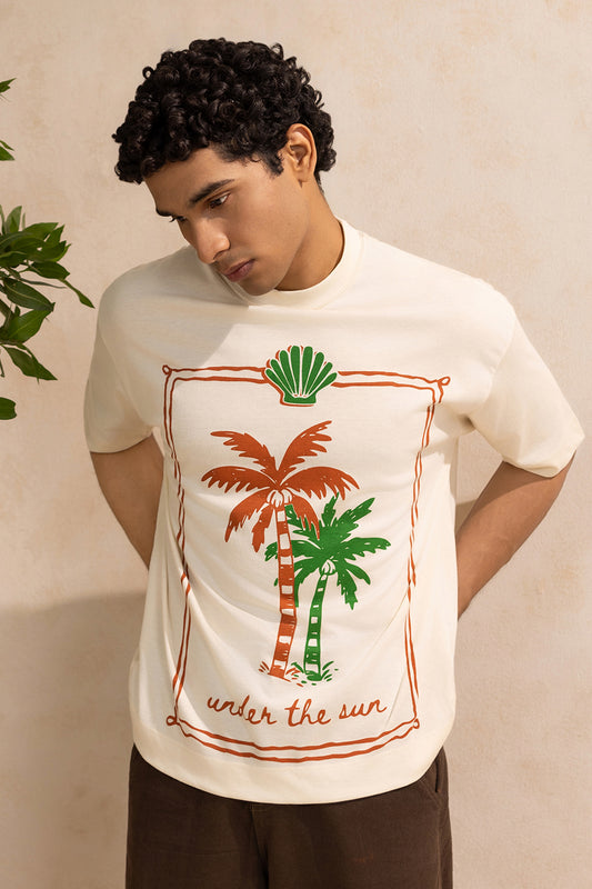 Oversized Graphic T-Shirt - D033