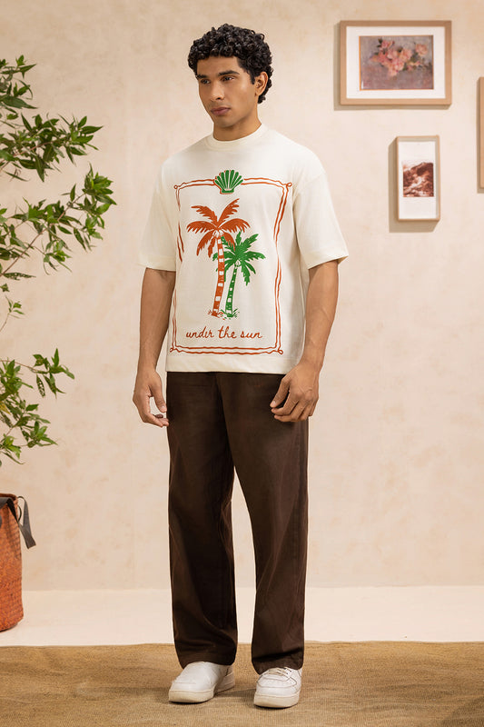 Oversized Graphic T-Shirt - D033