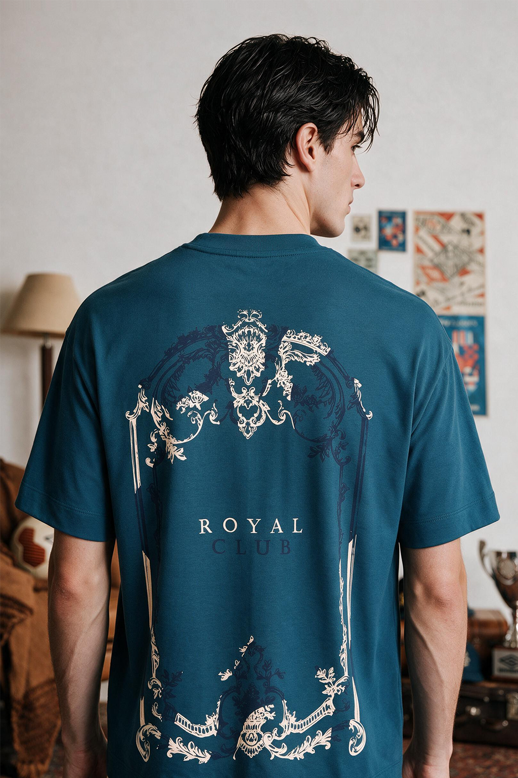 Oversized Graphic T-Shirt - D035