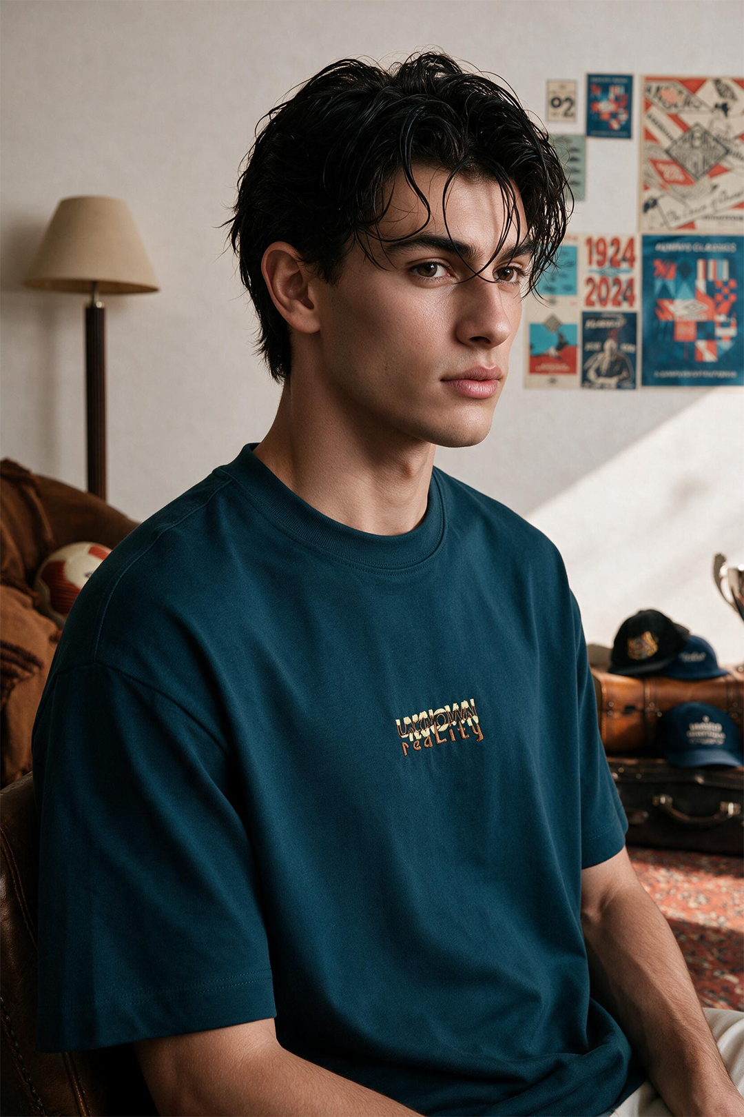 Oversized Graphic T-Shirt - D036