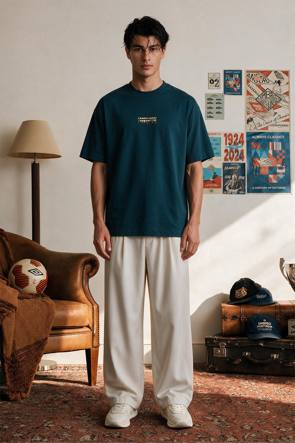 Oversized Graphic T-Shirt - D036