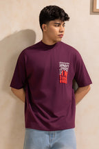 Oversized Graphic T-Shirt - D037