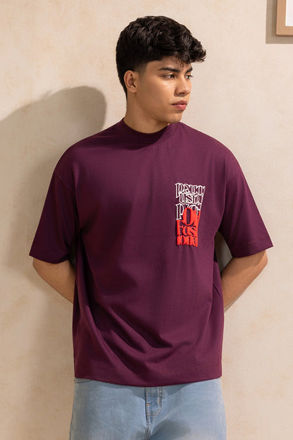 Oversized Graphic T-Shirt - D037