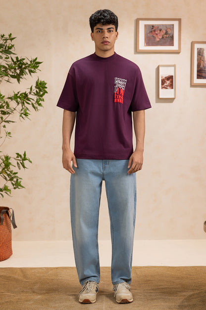 Oversized Graphic T-Shirt - D037