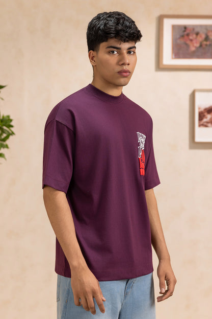 Oversized Graphic T-Shirt - D037