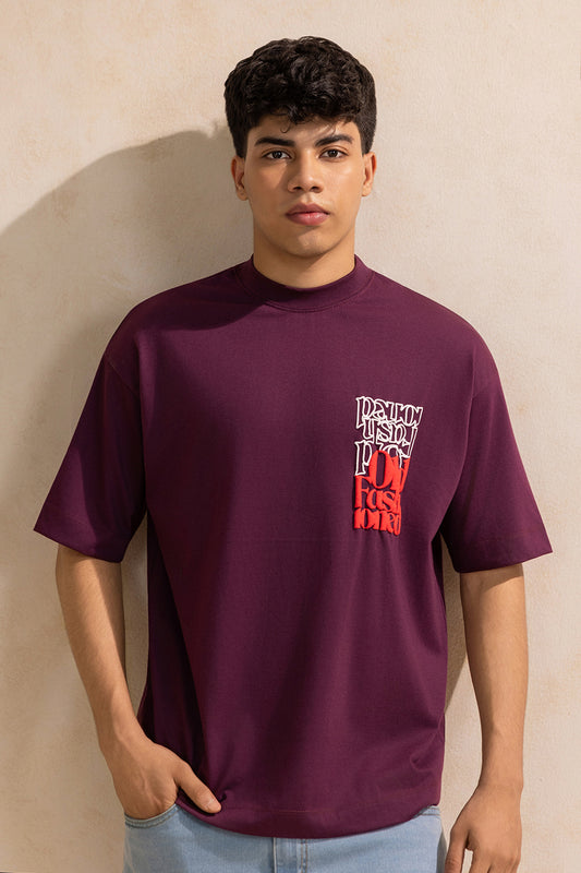 Oversized Graphic T-Shirt - D037