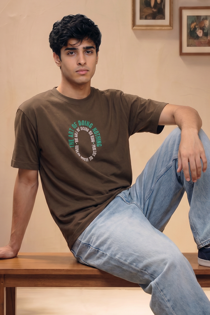 Oversized Graphic T-Shirt - D046