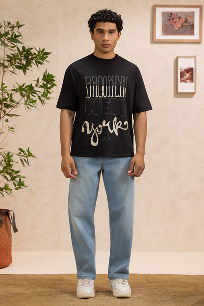 Oversized Graphic T-Shirt - D047